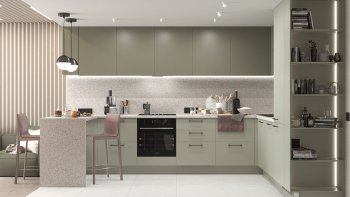 Тренды и новые цвета в дизайне современных кухонь в 2023 году в Керамкомбинате - keramkombinat.mebel54.com | фото