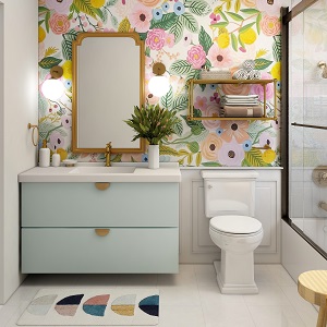 Цветная и яркая ванная комната: как преобразить санузел в Керамкомбинате - keramkombinat.mebel54.com | фото