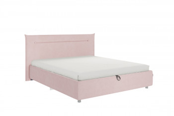 Кровать 1,6 Альба (Нежно-розовый велюр/под-мех) в Керамкомбинате - keramkombinat.mebel54.com | фото