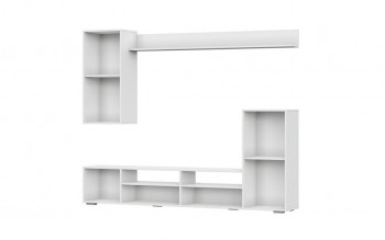 Мебель для гостиной МГС 4 (Белый/Белый глянец) в Керамкомбинате - keramkombinat.mebel54.com | фото