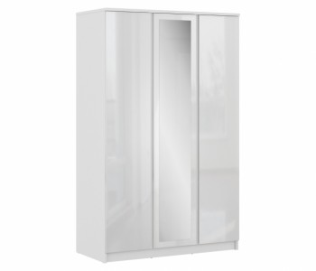 Шкаф 3-х дверный СБ-2493 Медея (Белый/Белый глянец) в Керамкомбинате - keramkombinat.mebel54.com | фото