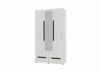 Шкаф 3-х створчатый с ящиками и зеркалом Вега (Прованс) в Керамкомбинате - keramkombinat.mebel54.com | фото