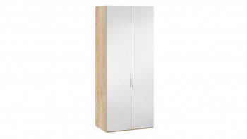 Шкаф для одежды с 2 зеркальными дверями «Эмбер» Яблоня Беллуно в Керамкомбинате - keramkombinat.mebel54.com | фото