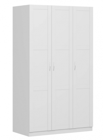 Шкаф трехдверный Пегас сборный белый в Керамкомбинате - keramkombinat.mebel54.com | фото