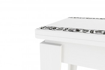Стол обеденный Фантазия белый в Керамкомбинате - keramkombinat.mebel54.com | фото